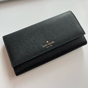 Kate Spade Saffiano Leather‎ Black Phone Wallet, NEW WITHOUT TAG